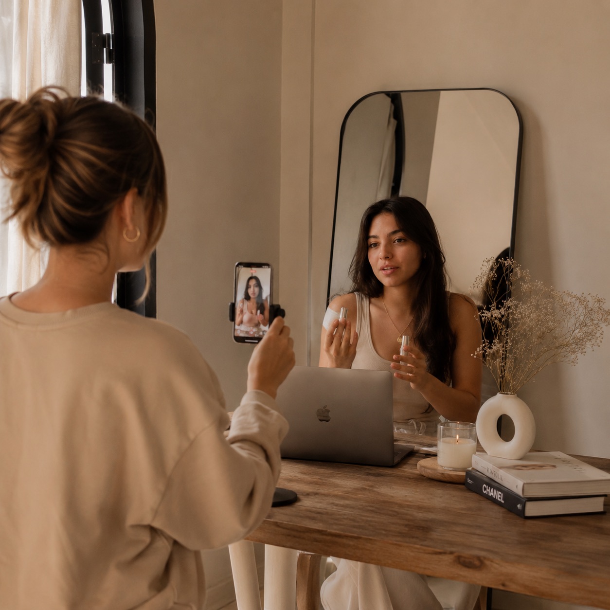 Grabación orgánica con celular para redes sociales — Véra Studio
